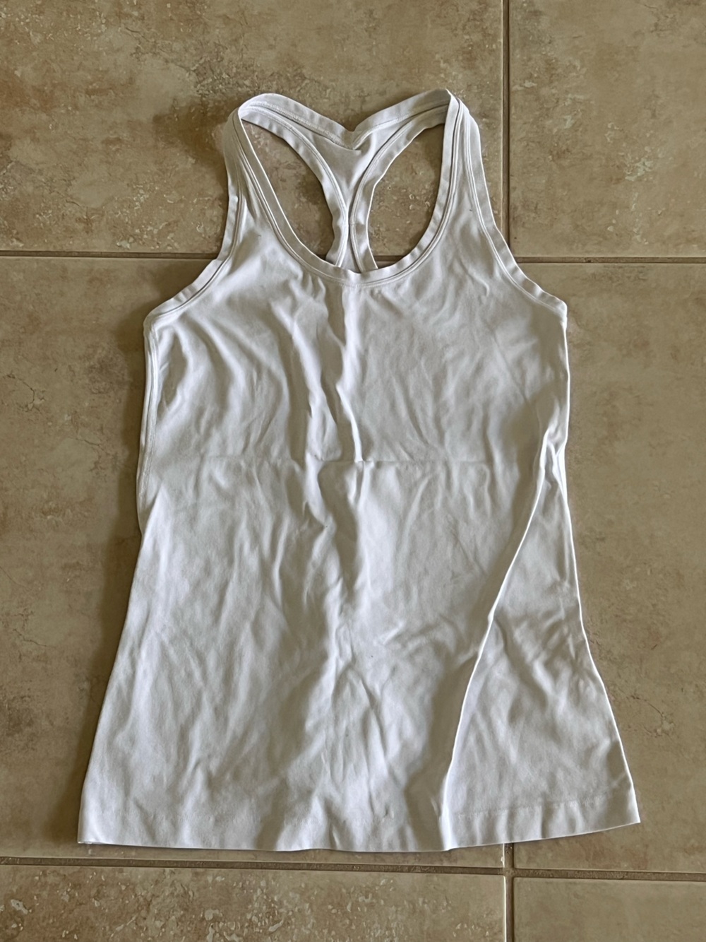 lululemon athletica Align White Racerback Tank Top